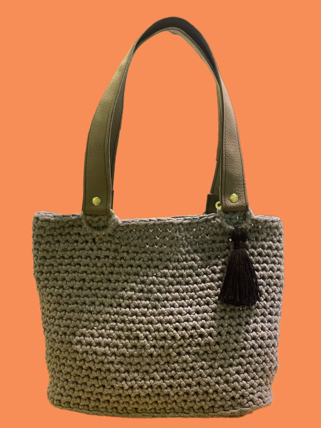 CARTERA WORK HECHA A MANO CON CROCHET