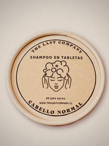 SHAMPOO EN TABLETAS   ( cabello normal)