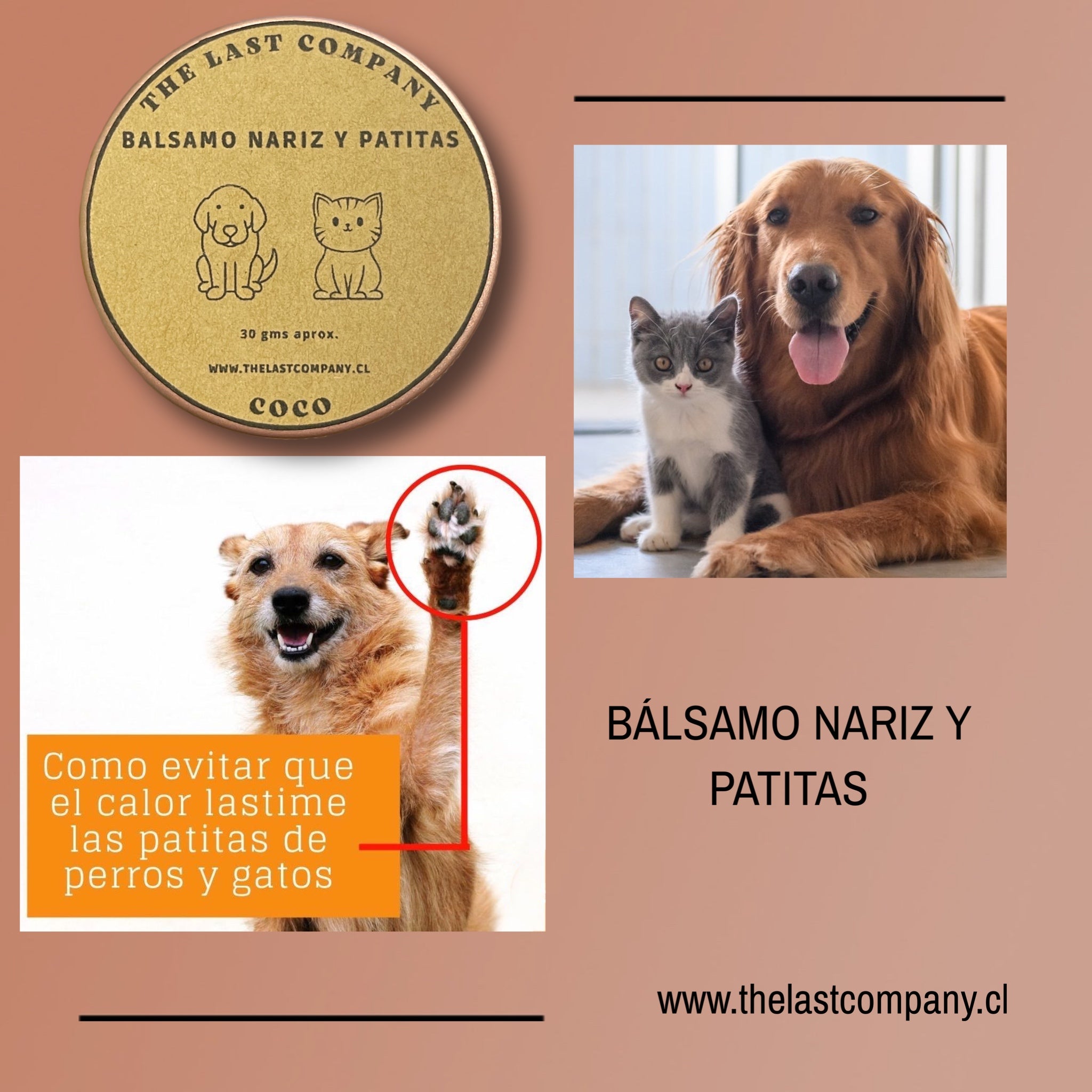 BALSAMO NARIZ Y PATITAS (MASCOTAS) 30 GR